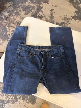 Levi's Men's Dark Blue Straight Jeans